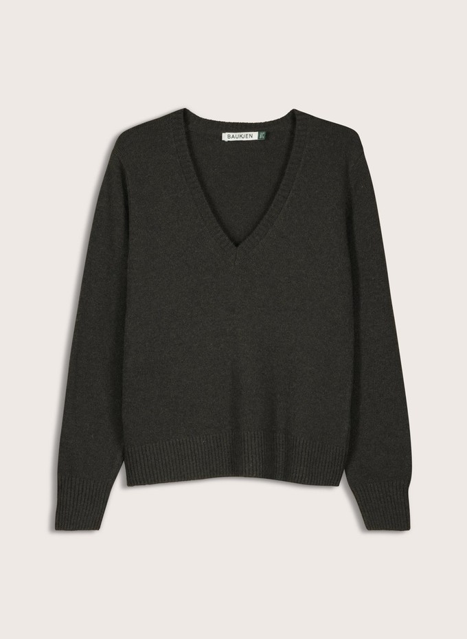 Emmeline Wool Blend V-Neck Jumper from Baukjen