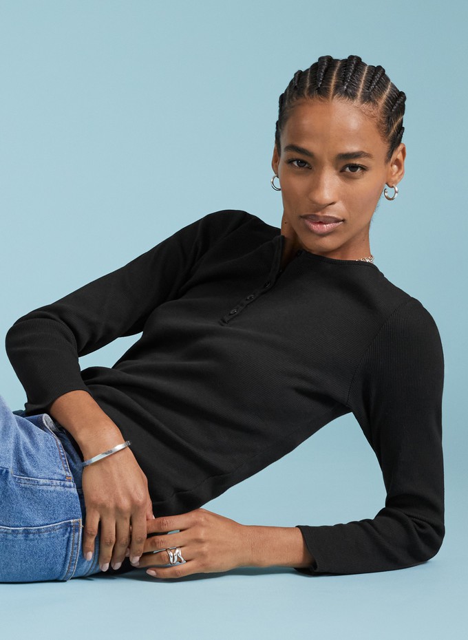 Organic Cotton Henley Top from Baukjen