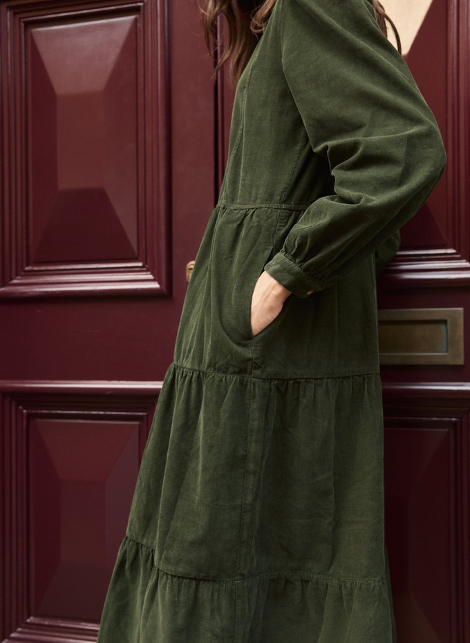 Jean Organic Corduroy Midi Dress from Baukjen
