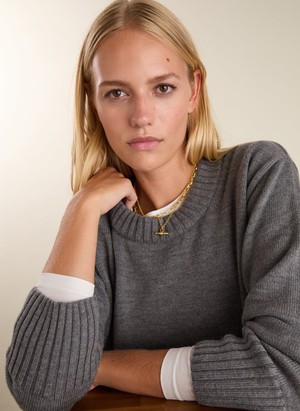 Ines Merino Crew Neck Jumper from Baukjen