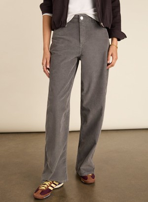 Bethany Organic Cotton Corduroy Wide Leg Trousers from Baukjen