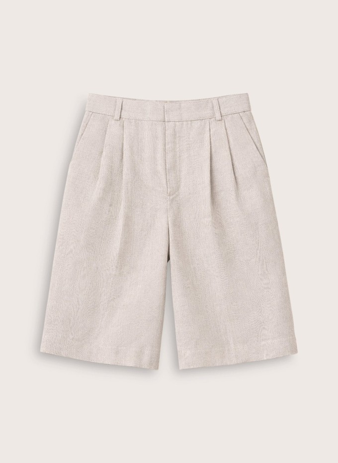Tobi Long Tailored Linen Shorts from Baukjen