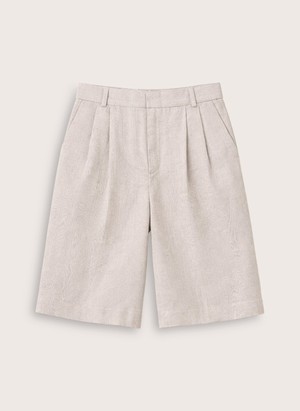 Tobi Long Tailored Linen Shorts from Baukjen
