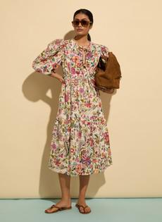 Isabelle Organic Cotton Kaftan Dress via Baukjen