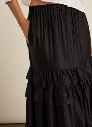 Angelica Ruffle Maxi Skirt from Baukjen