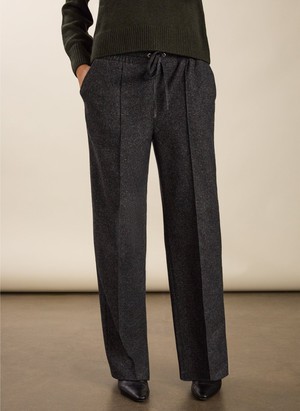 Fera Wool Blend Wide Leg Trousers from Baukjen