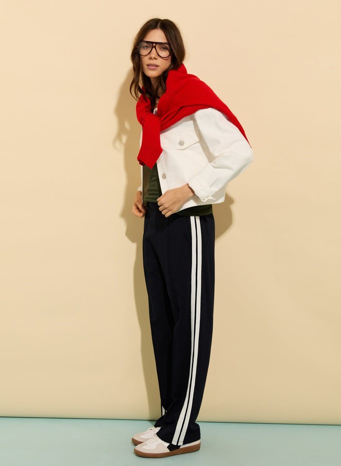 Nova Organic Cotton Collarless Denim Jacket from Baukjen