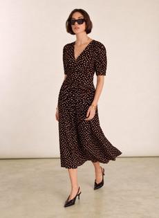 Lina Waist-Cinching Dress via Baukjen