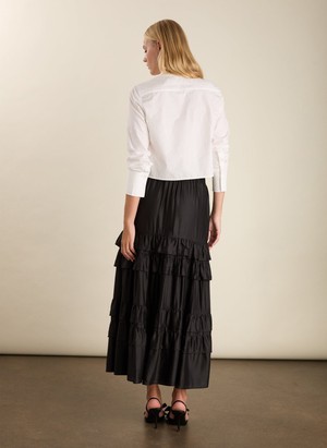 Angelica Ruffle Maxi Skirt from Baukjen