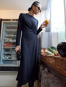 Ana Twist Front Dress via Baukjen