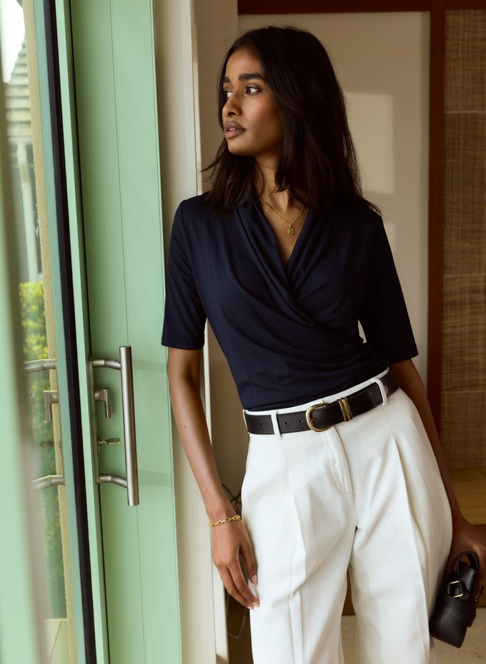 Rosamund Wrap Top from Baukjen