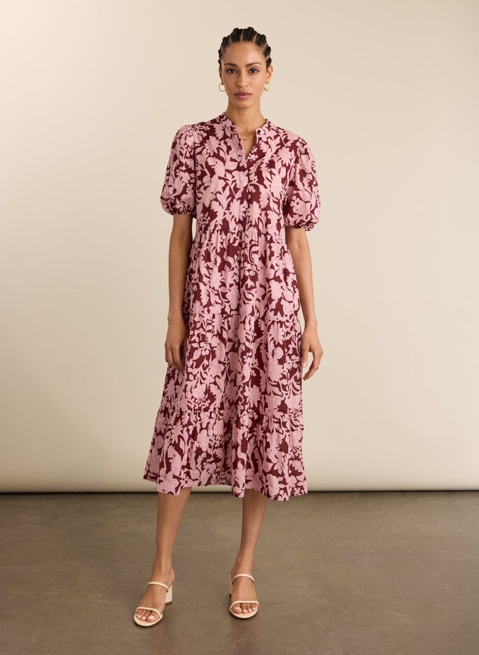 Mariella Organic Printed Midi Dress from Baukjen