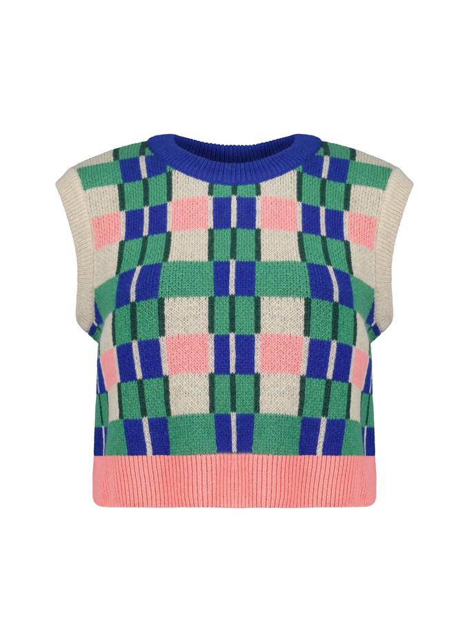 Natalie Recycled Wool Knitted Vest from Baukjen