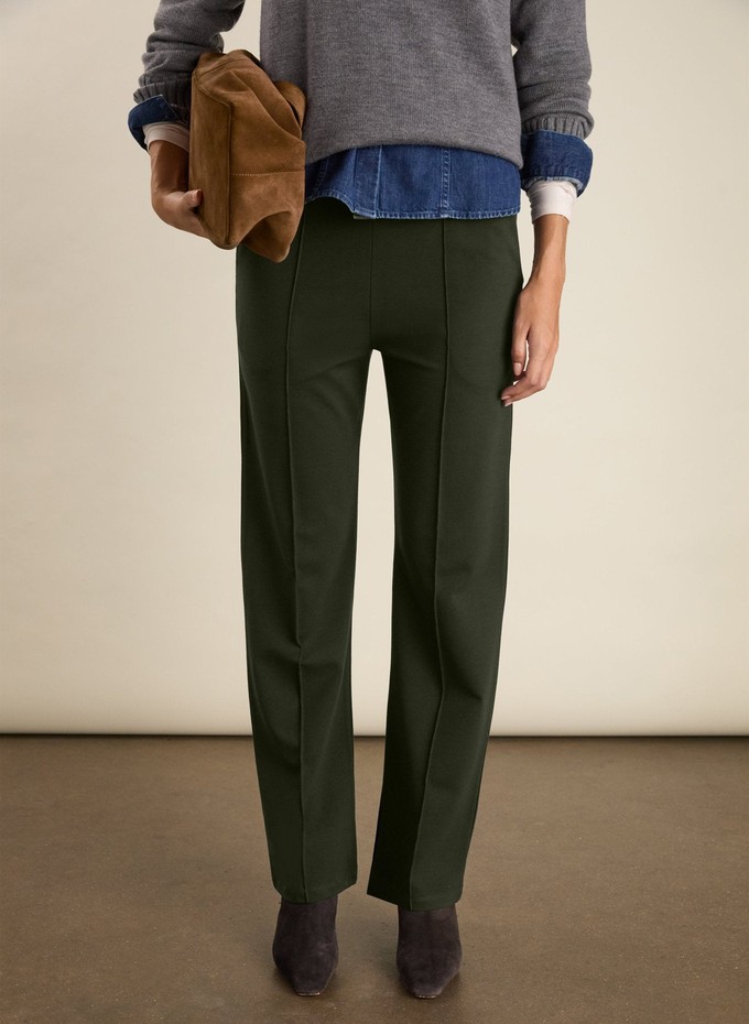 Marian Ponte Wide Leg Trousers from Baukjen