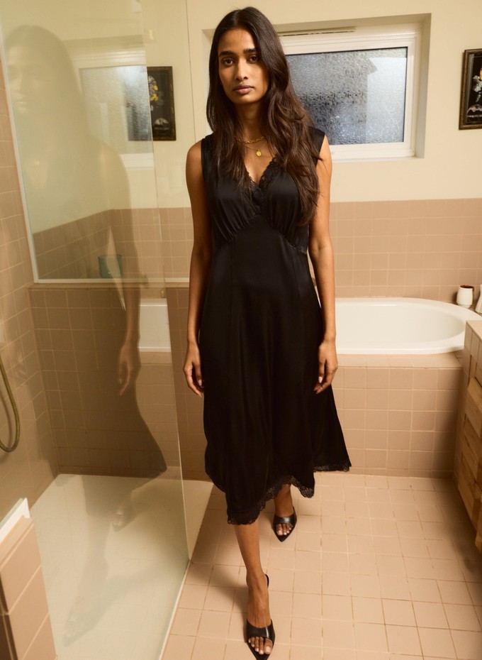 Anoushka Satin Slip Dress from Baukjen