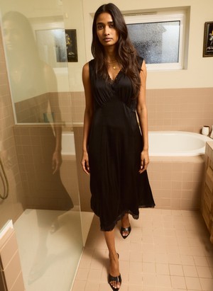 Anoushka Satin Slip Dress from Baukjen