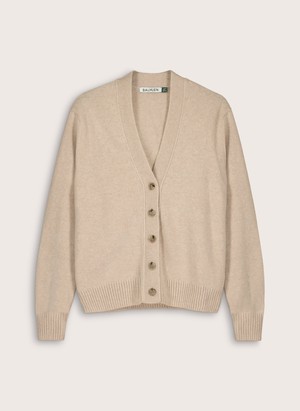 Ruth Wool with Cashmere V-Neck Cardigan from Baukjen