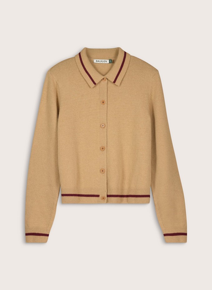 Gillian Wool Blend Collar Cardigan from Baukjen