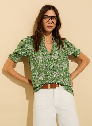 Nolan Printed Blouse from Baukjen