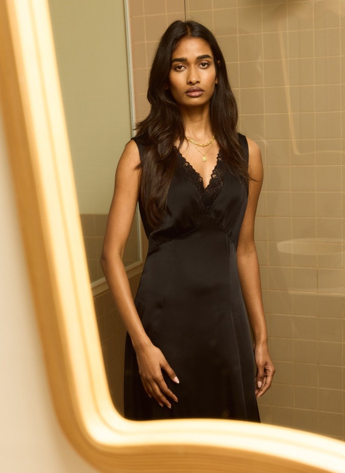 Anoushka Satin Slip Dress from Baukjen