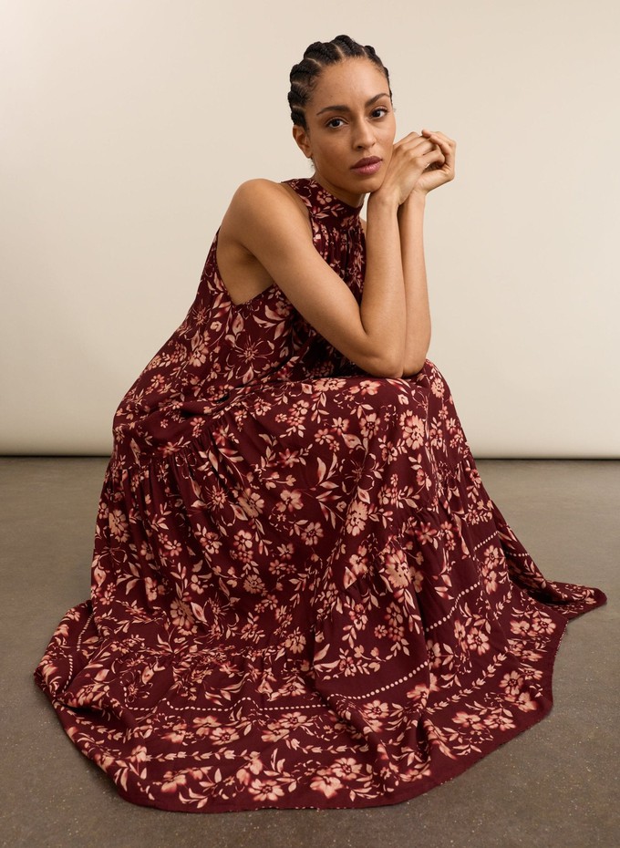 Anouk Printed Sleeveless Maxi Dress from Baukjen