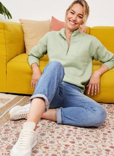 Moira Organic Sweatshirt via Baukjen