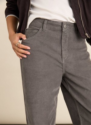 Bethany Organic Cotton Corduroy Wide Leg Trousers from Baukjen