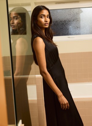 Anoushka Satin Slip Dress from Baukjen