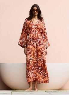Ariadne Printed Kaftan Dress via Baukjen
