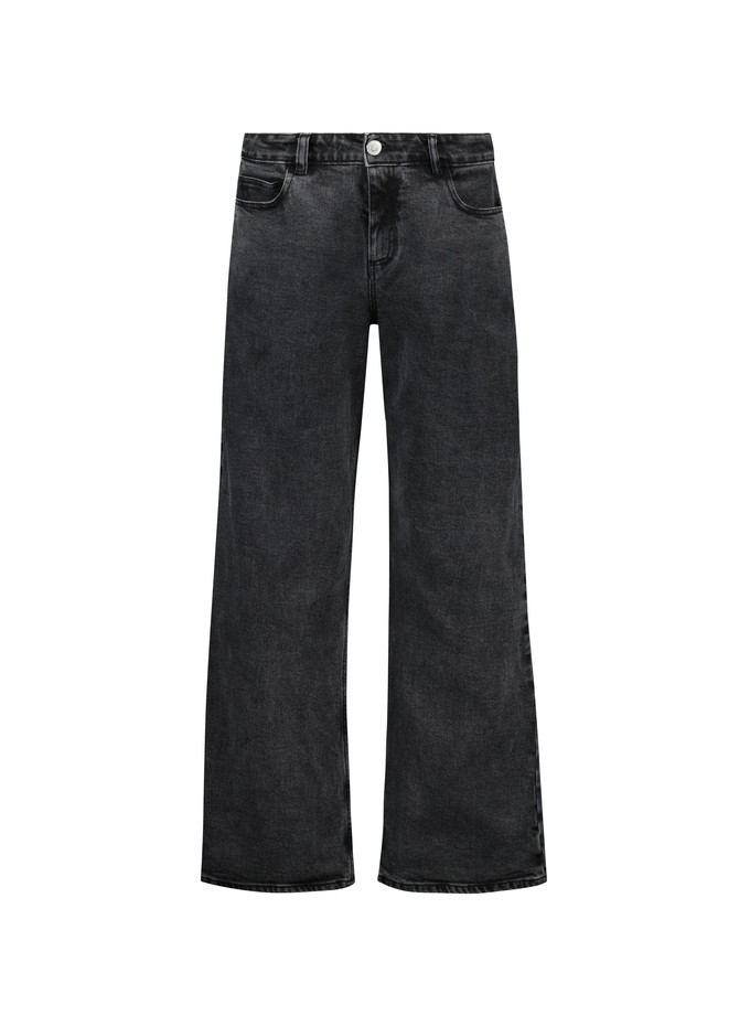 Organic Stretch Cotton Wide Leg Slouch Jeans from Baukjen