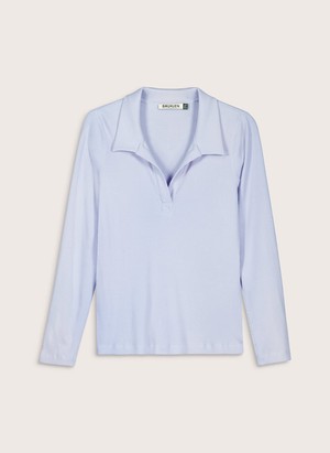 Fern Ribbed Polo Top from Baukjen