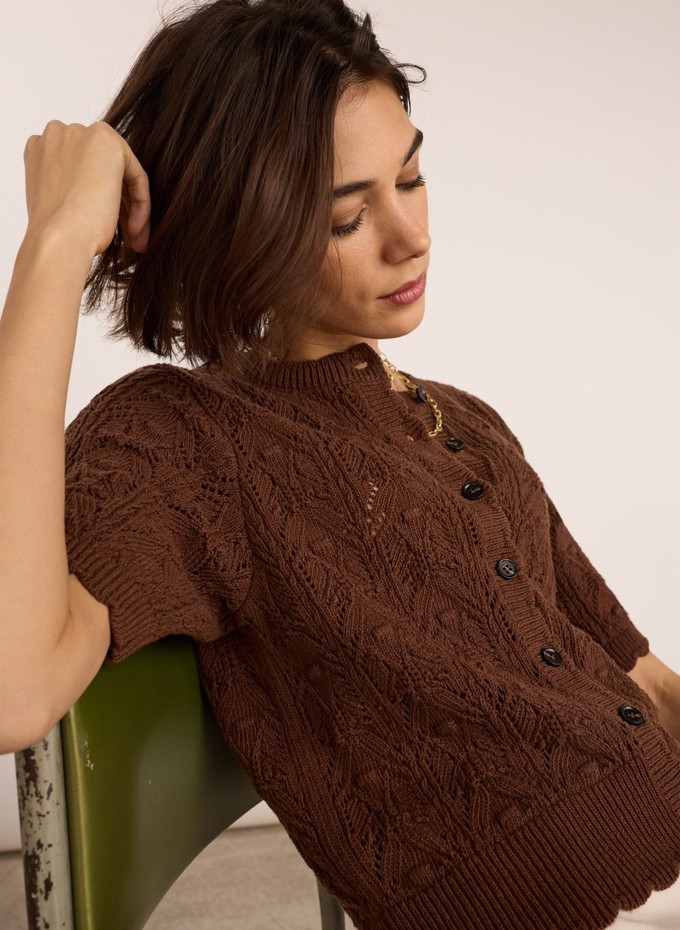 Celestia  Ecotec Crochet Cardigan from Baukjen