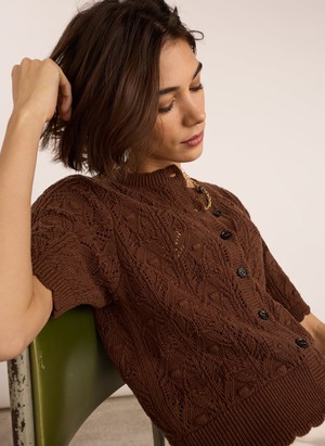 Celestia  Ecotec Crochet Cardigan from Baukjen