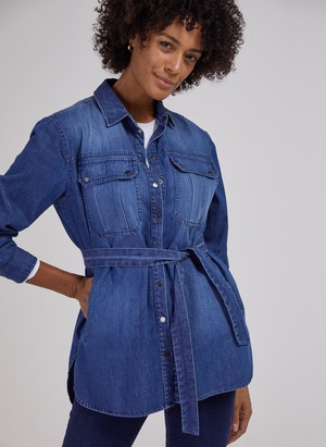 Daeme Organic Denim Shirt from Baukjen