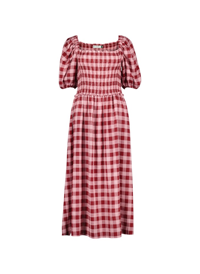 Davina Gingham Midi Dress from Baukjen