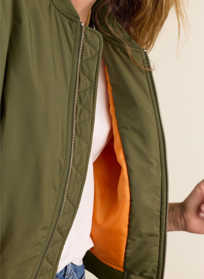 Eve Cropped Bomber Jacket from Baukjen