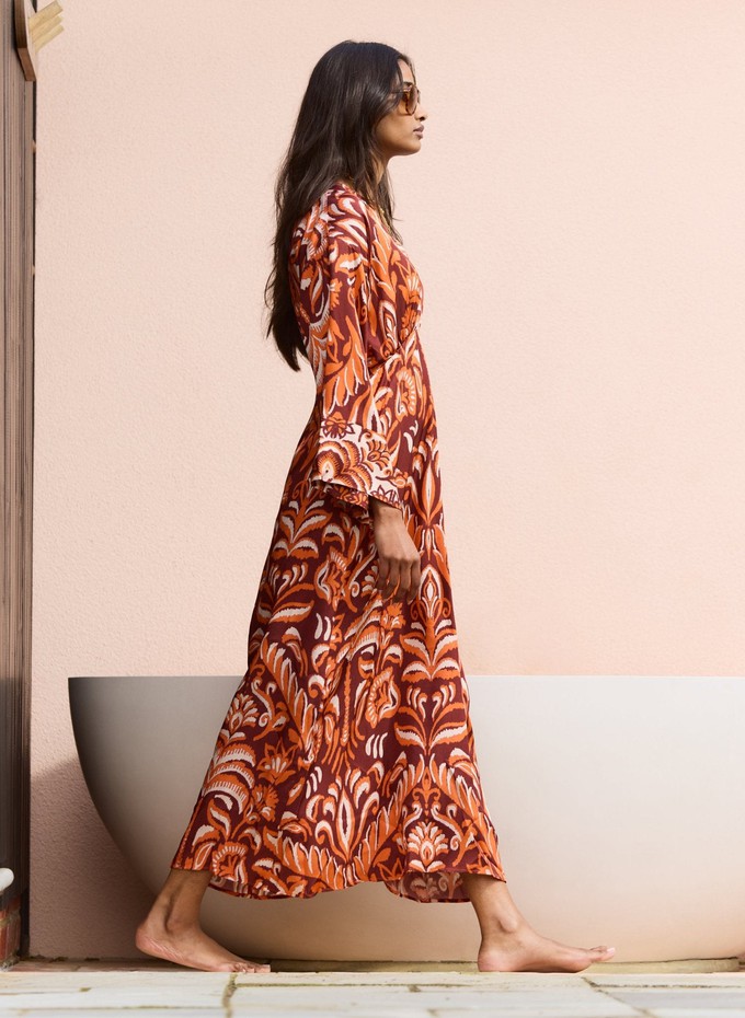 Ariadne Printed Kaftan Dress from Baukjen