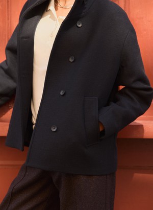 Ashton Wool Blend Short Coat from Baukjen