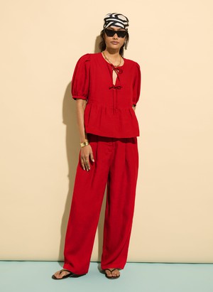 Melissa Linen Trousers from Baukjen