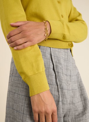 Briar Organic Cotton Crew Neck Cardigan from Baukjen
