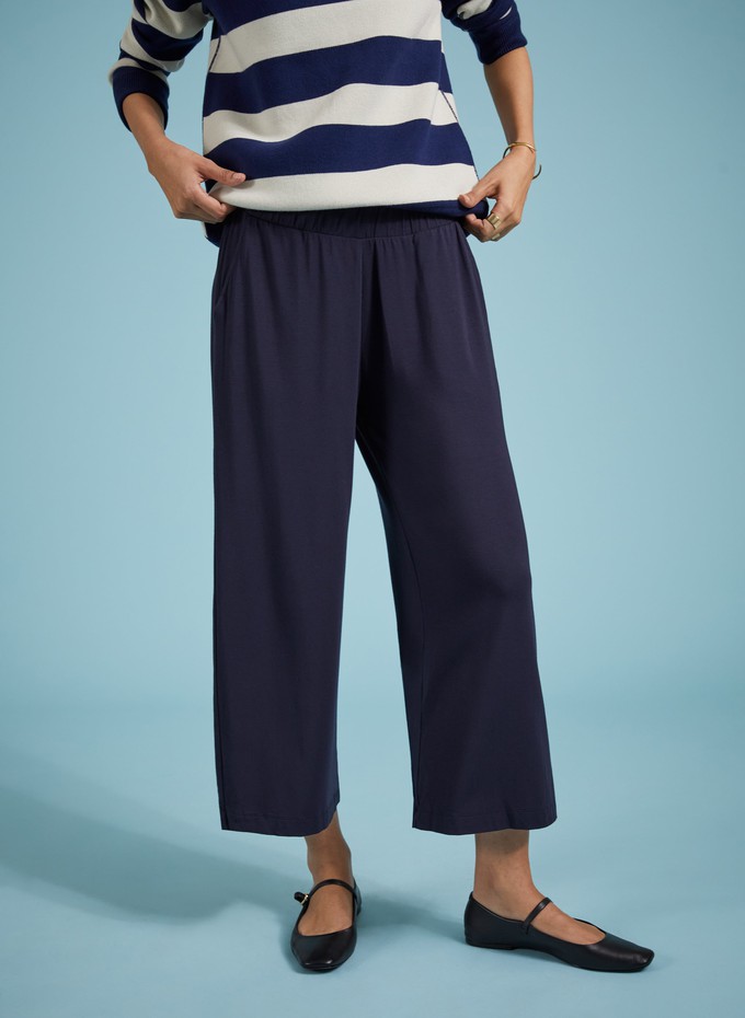 Cropped Palazzo Trousers from Baukjen Cropped Palazzo Trousers from Baukjen