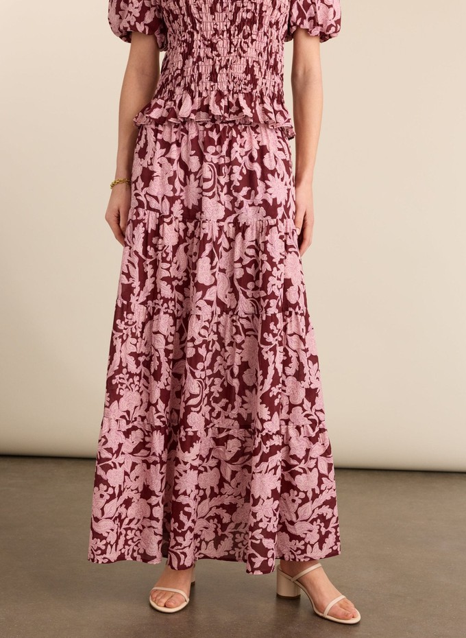 Tammy Organic Printed Midi Skirt from Baukjen