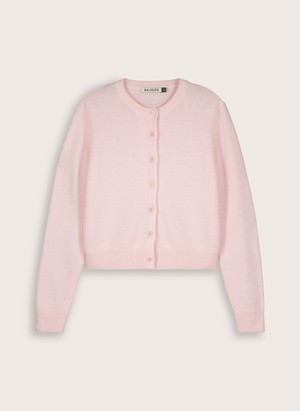 Marie Wool Blend Crew Neck Cardigan from Baukjen