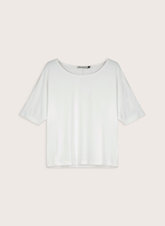 Carrie Relaxed Boat Neck Tee from Baukjen