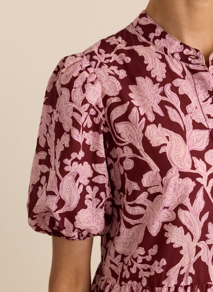 Mariella Organic Printed Midi Dress from Baukjen