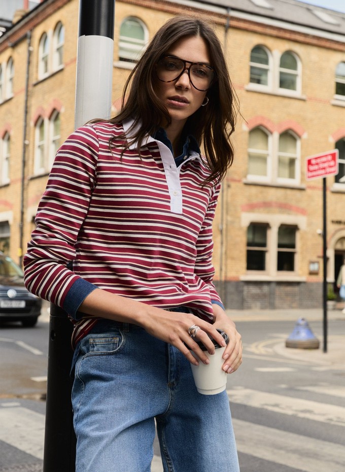 Esra Organic Cotton Polo Top from Baukjen