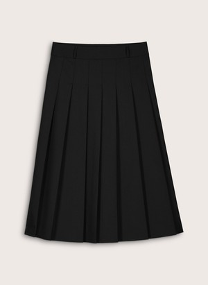 Pam Wool Blend Pleated Midi Skirt from Baukjen