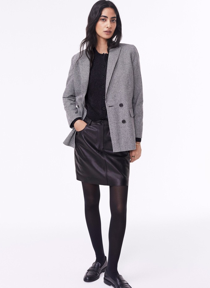 Solange Leather Skirt from Baukjen