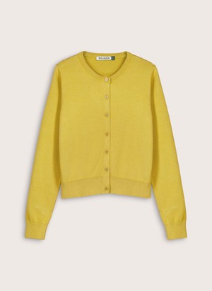 Briar Organic Cotton Crew Neck Cardigan from Baukjen
