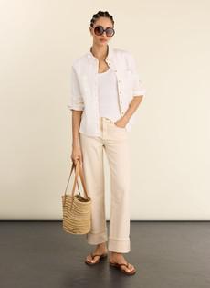 Helen Organic Cotton Stretch Turn Up Jeans via Baukjen